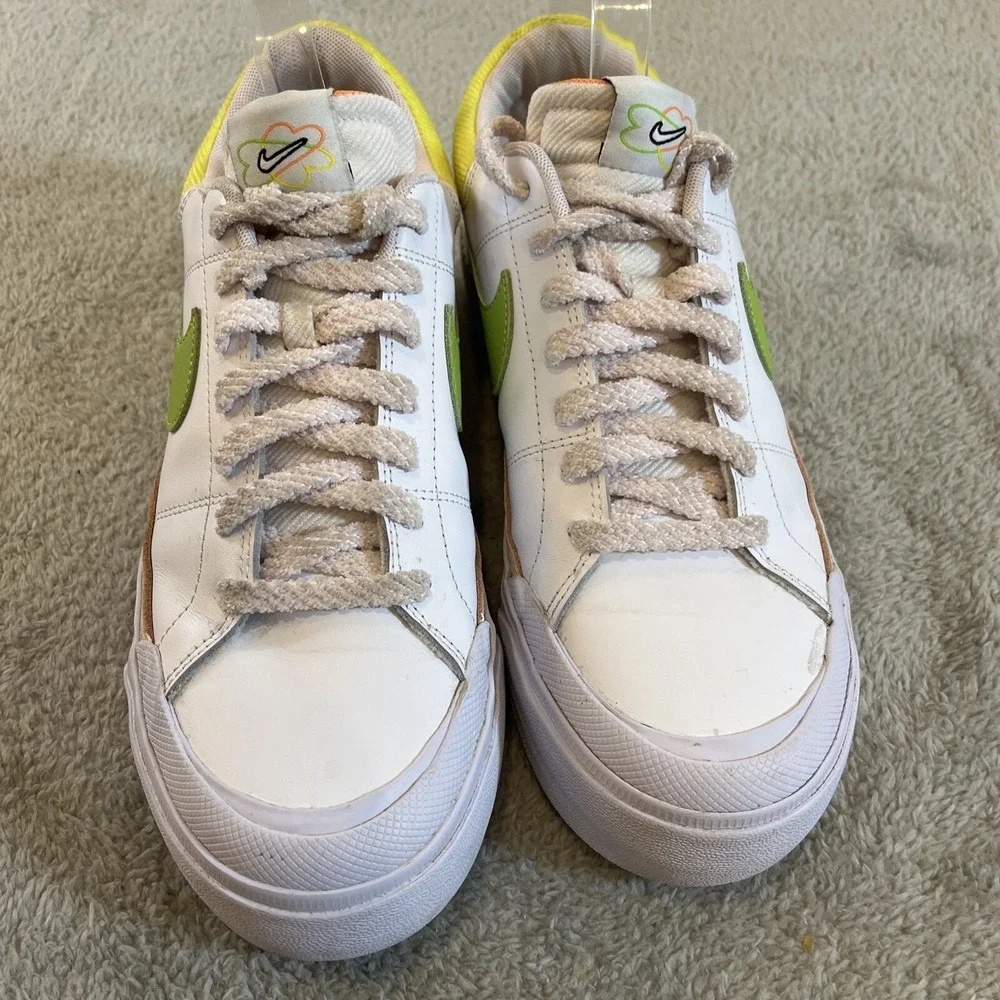 Nike Women's Court‎ Legacy Lift Low Top Happy Place Casual Sneaker Shoes Size 10